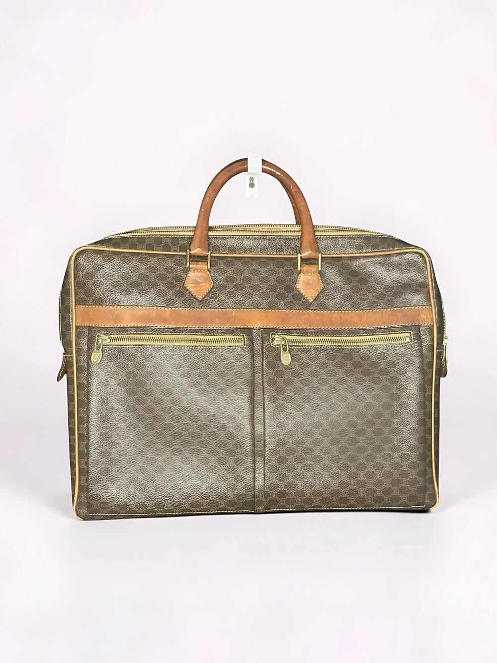 Rare Vintage CELINE Macadam Briefcase |Document tote | Pre Loved Luxury - Picture 15 of 15